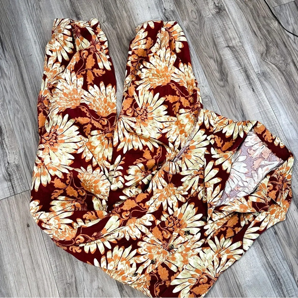 NWOT Free People Shasta Printed Courdoroy Jumpsuit One Piece - Picture 3 of 6